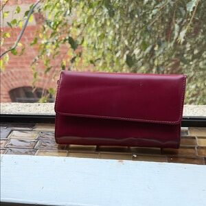 Elegant Burgundy Clutch